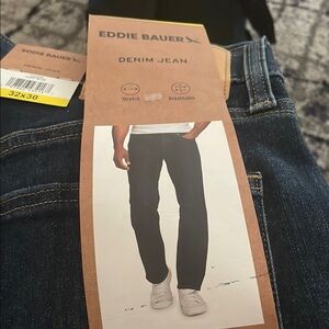 Eddie Bauer Blue Straight Jeans Classic Denim